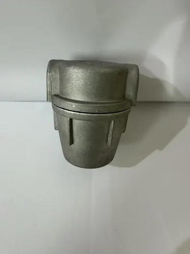 Metal fuel oil filter for diesel burners